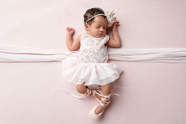 Newborn Ballerina Dress and Shoes
