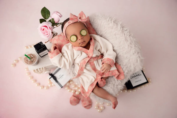 Newborn G Pink Robe