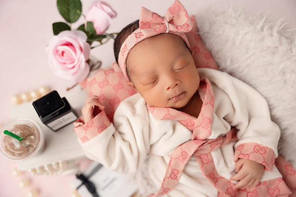 Newborn G Pink Robe