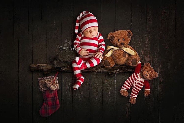 Knot Hat and Pajama Set