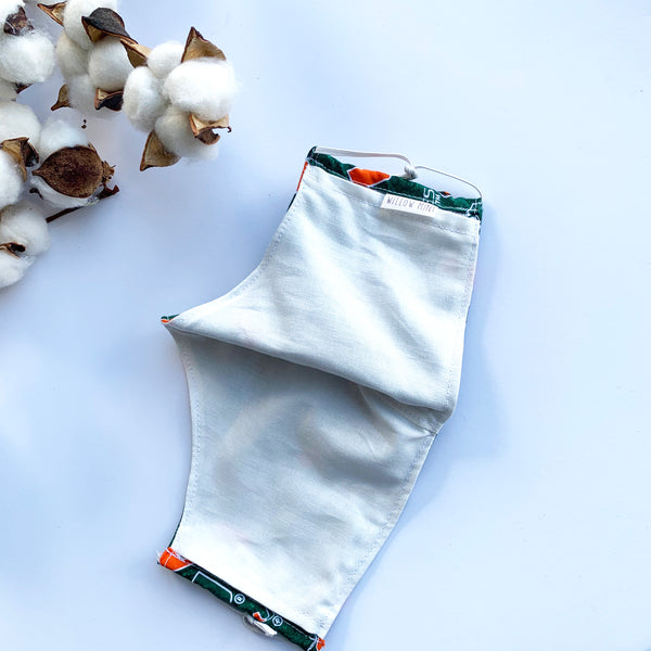 Re-Usable Face Mask w/ Hepa Filter - UM - Willow Mint Props