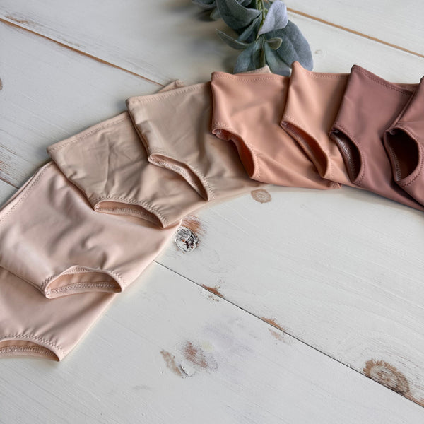 Nude Diaper Cover Shades Pack of 7
