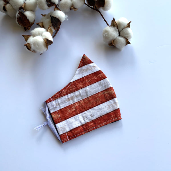 Re-Usable Face Mask w/ Hepa Filter - Stars & Stripes - Willow Mint Props