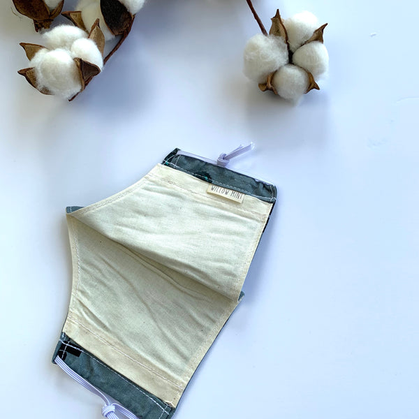 Re-Usable Face Mask w/ Hepa Filter - Minecraft - Willow Mint Props