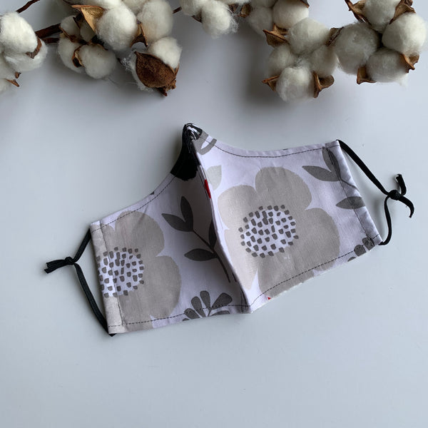 White & Grey Floral - Willow Mint Props