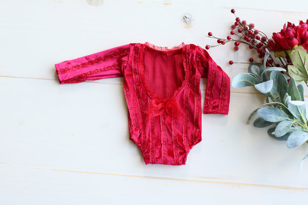Red Velvet Romper