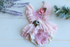 Pink Spring Rosette Romper 6-12m