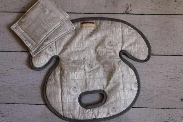 Waterproof Carseat or Stroller Pad, - Willow Mint Props