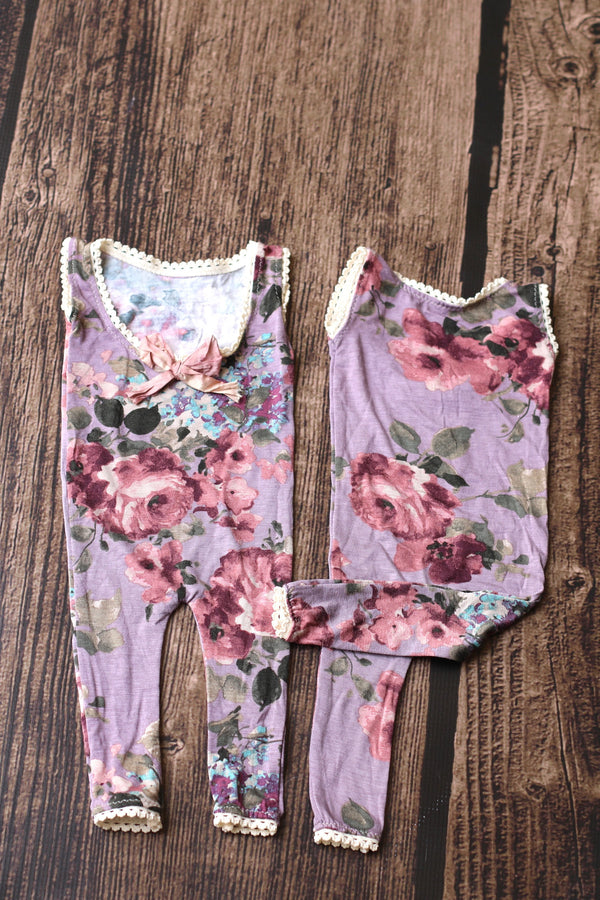 Purple Long Leg Romper - Willow Mint Props
