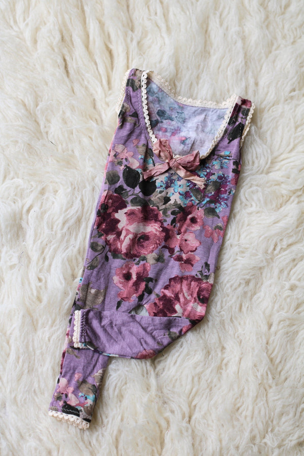 Purple Long Leg Romper - Willow Mint Props