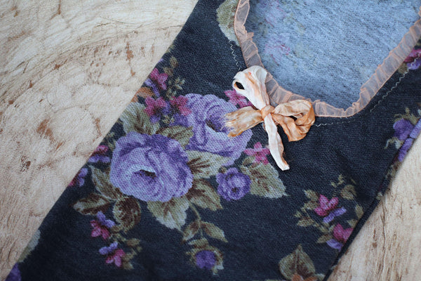 Long Leg Romper / Romper / Open Back Onesie - Willow Mint Props