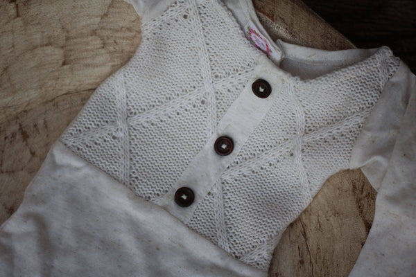 Pajama / Prop Set / Footie Romper - Willow Mint Props