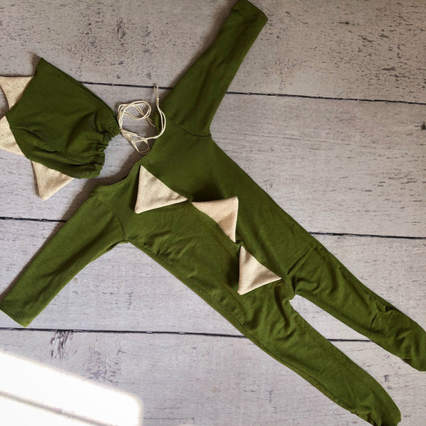 Dinosaur Pajama Set - Willow Mint Props