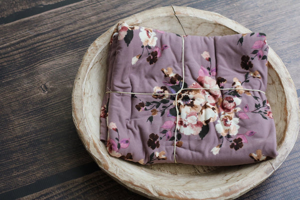 Floral Posing Fabric and Matching Wrap - Willow Mint Props