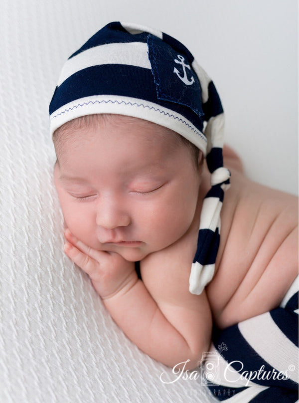 Knot Hat and Pant Set / Sailor - Willow Mint Props