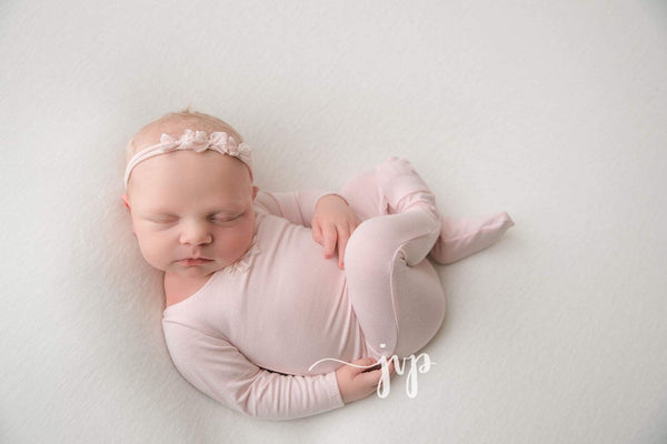 Knot Hat and Pajama Set - Willow Mint Props