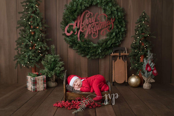 Elf Knot Hat and Pajama Set - Willow Mint Props