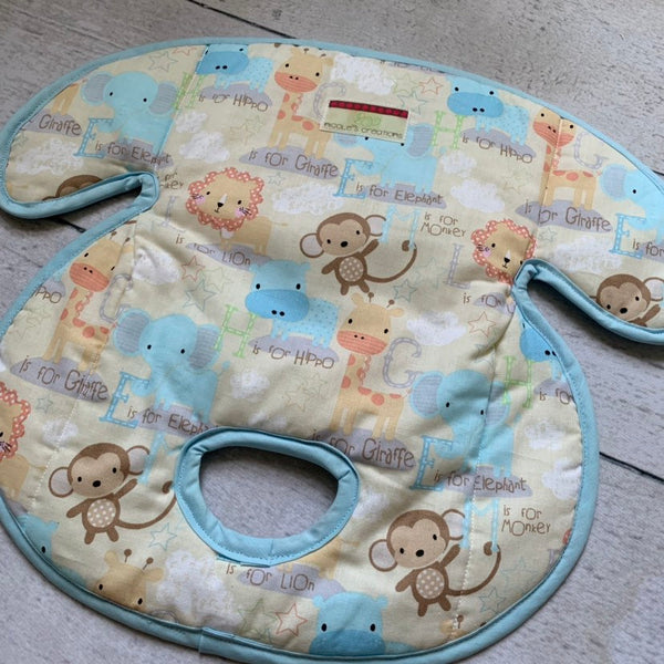 Waterproof Carseat or Stroller Pad, - Willow Mint Props