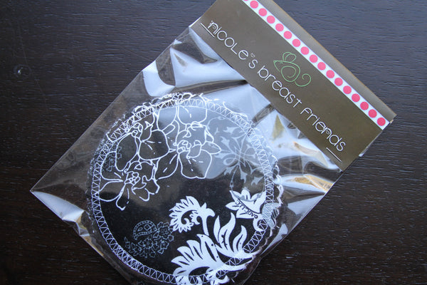 Organic Nursing Pads w Bamboo and PUL/ 10 pads/ - Willow Mint Props