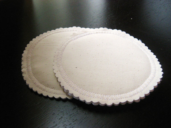 Organic Nursing Pads/ Breast Pads w Bamboo and PUL - Willow Mint Props