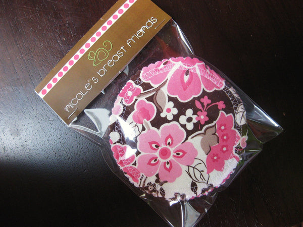 Lux Organic Nursing Pads/ Breast Pads w Bamboo and PUL/ Velour Edition - Willow Mint Props