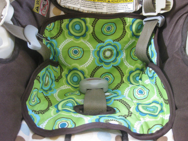 Waterproof Carseat or Stroller Pad, , Minky Grey - Willow Mint Props