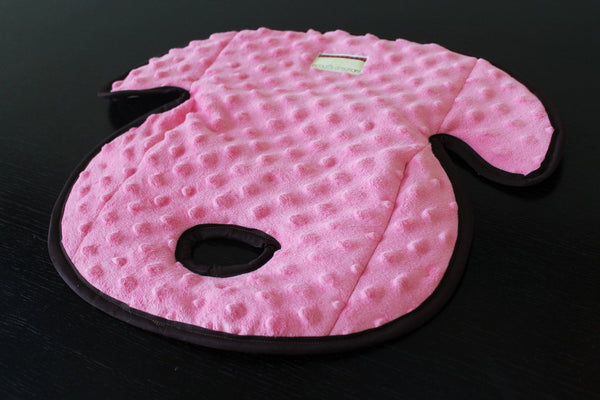 Waterproof Carseat or Stroller Pad, , Minky Pink - Willow Mint Props