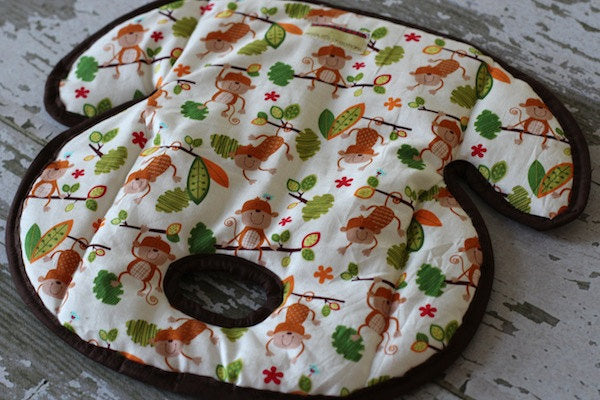 Waterproof Carseat or Stroller Pad, - Willow Mint Props