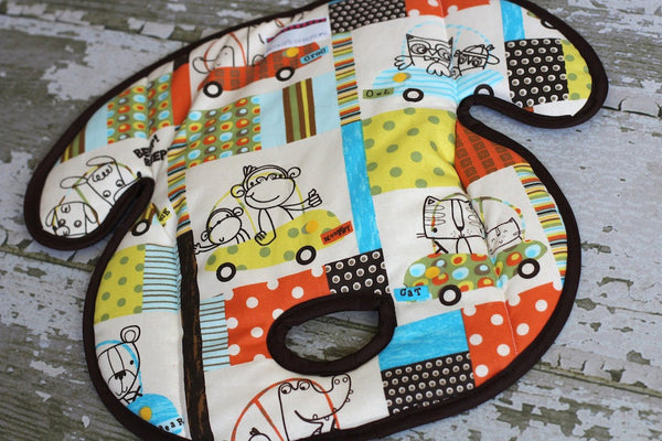 Waterproof Carseat or Stroller Pad, - Willow Mint Props