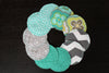 Organic Nursing Pads w Bamboo and PUL/ 10 pads/
