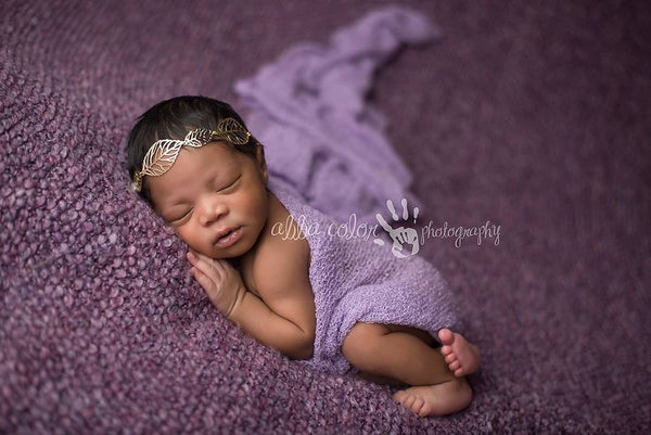 Gold Leaf Mohair Tieback - Willow Mint Props