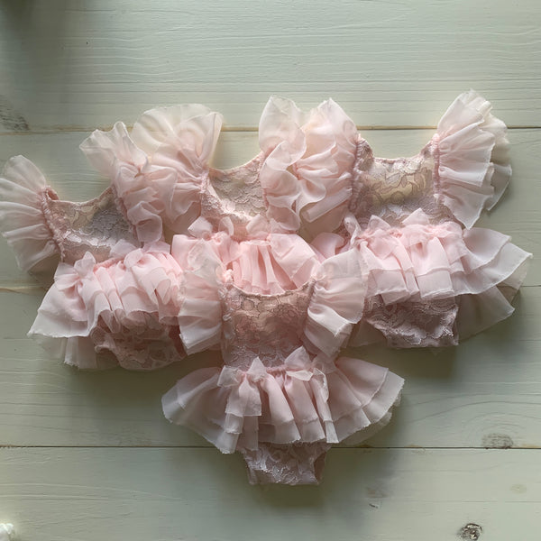 Pink Casa Ruffle Romper