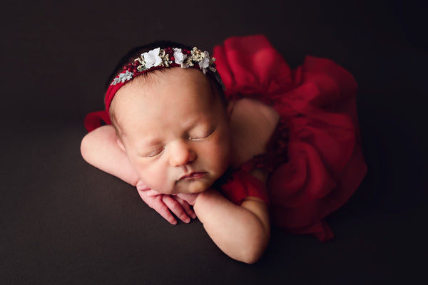 Red Sequin Tie Dress