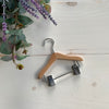 Wooden Baby hangers with metal clips