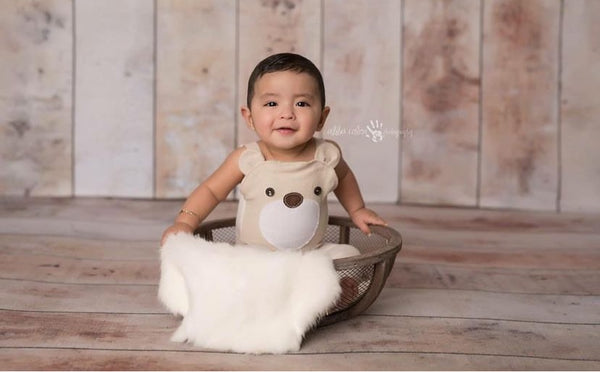 Bear Overall / Bearalls / Bear Romper/ Bear Prop / Baby Bear Onesie