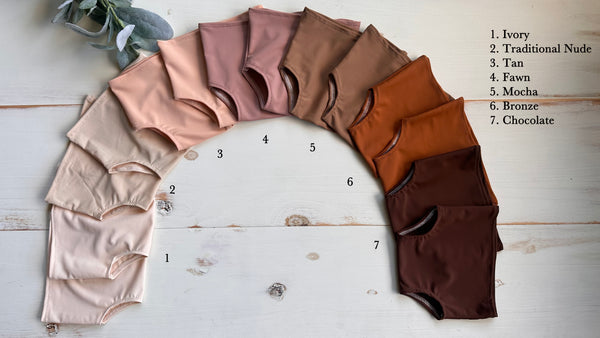 Nude Diaper Cover Shades