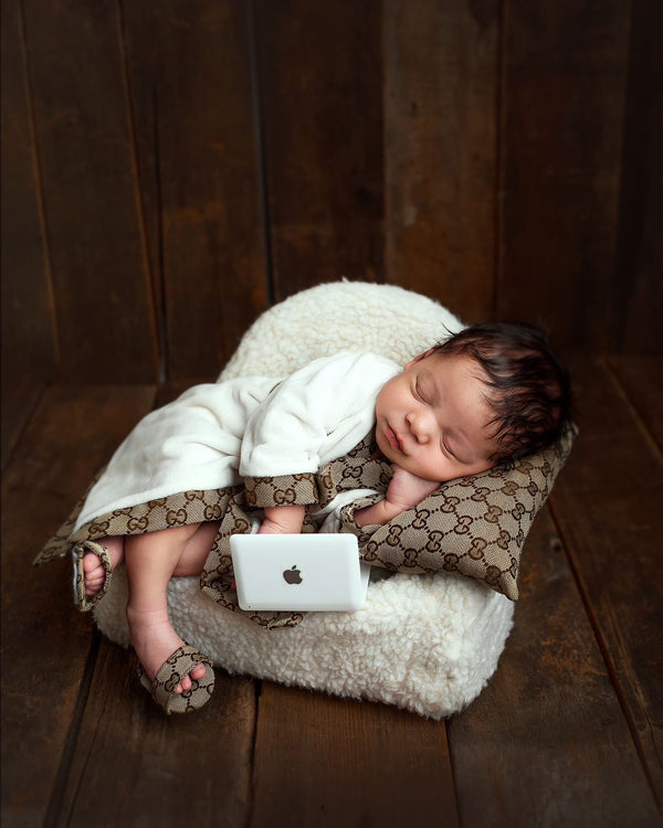 Newborn G Brown Robe