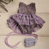 Lavender Newborn Ballerina Dress and Shoes - Willow Mint Props