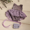 Lavender Newborn Ballerina Dress and Shoes - Willow Mint Props