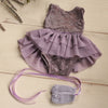Lavender Newborn Ballerina Dress and Shoes - Willow Mint Props