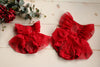 Gardenia Red Leaf Dress