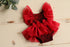 Red Ruffle Sleeve Casa Romper