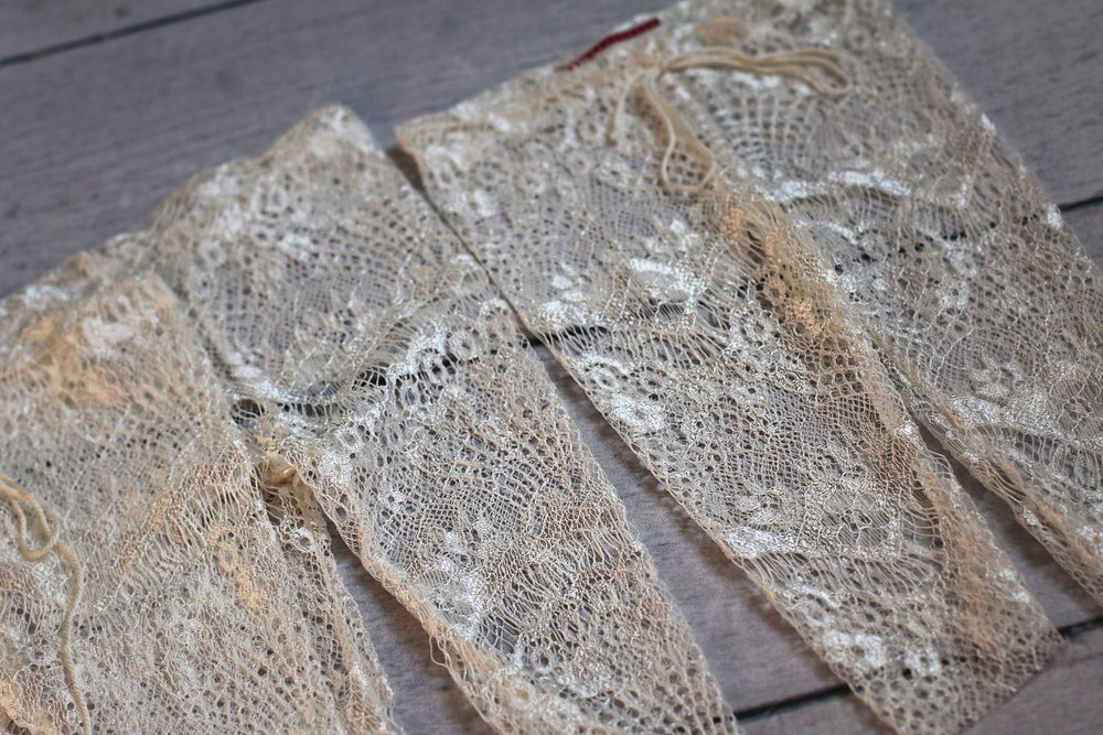 Lace Pants / Girl Lace Leggings / Off White