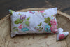 Floral Posing Pillow with Matching Floral Pillow Heart
