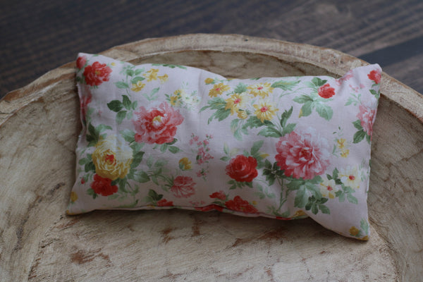 Posing Pillow / Floral Posing Pillow / Baby Pillow / Floral Pillow - Willow Mint Props