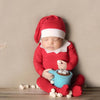 Elf Knot Hat and Pajama Set - Willow Mint Props