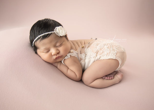 Nude  Diaper Cover - Willow Mint Props