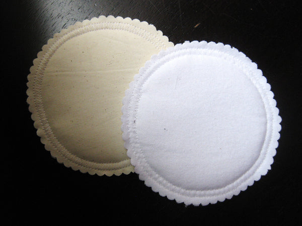 Organic Nursing Pads/ Breast Pads w Bamboo and PUL - Willow Mint Props