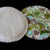 Organic Nursing Pads/ Breast Pads w Bamboo and PUL - Willow Mint Props