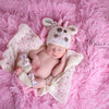 Baby Cow Hat and Legging Set - Willow Mint Props